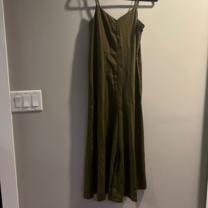 Oak + Fort forest green jumpsuit - M